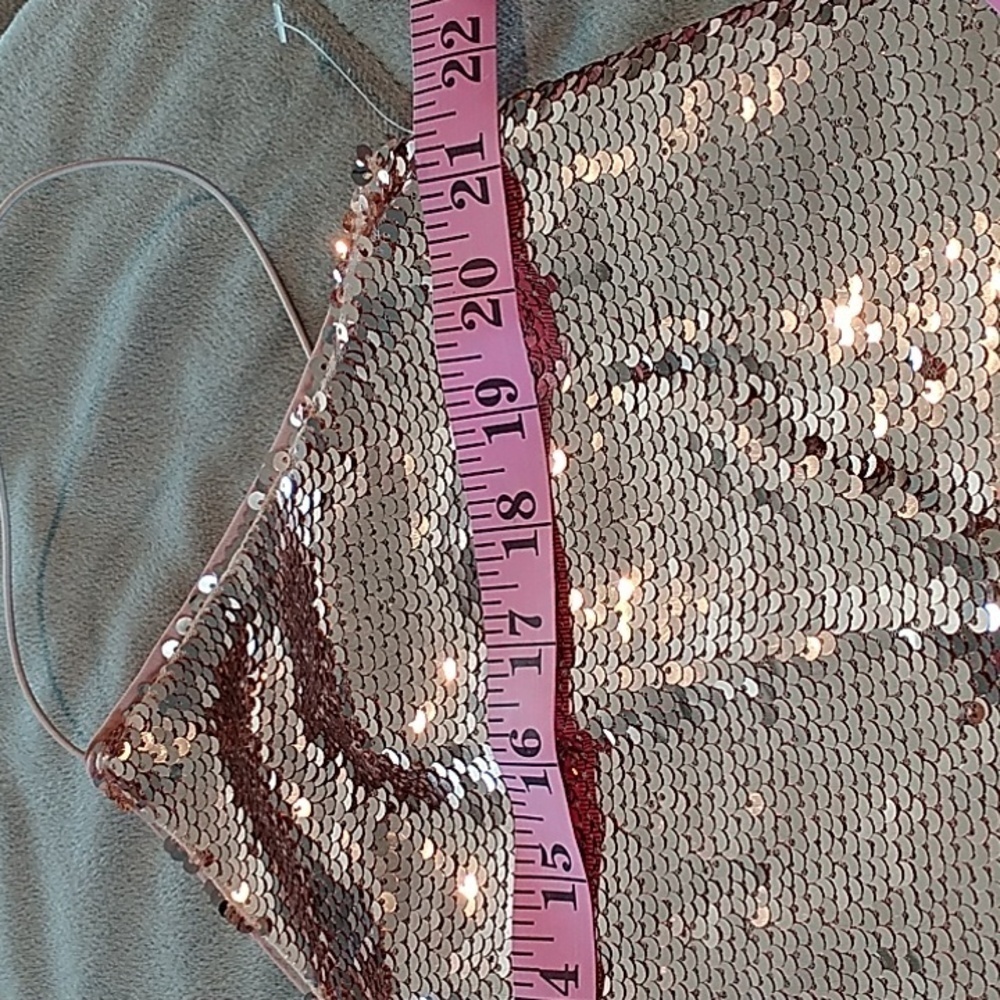 ASOS Rose Gold Sequin Cami Top 14 - Picture 11 of 11
